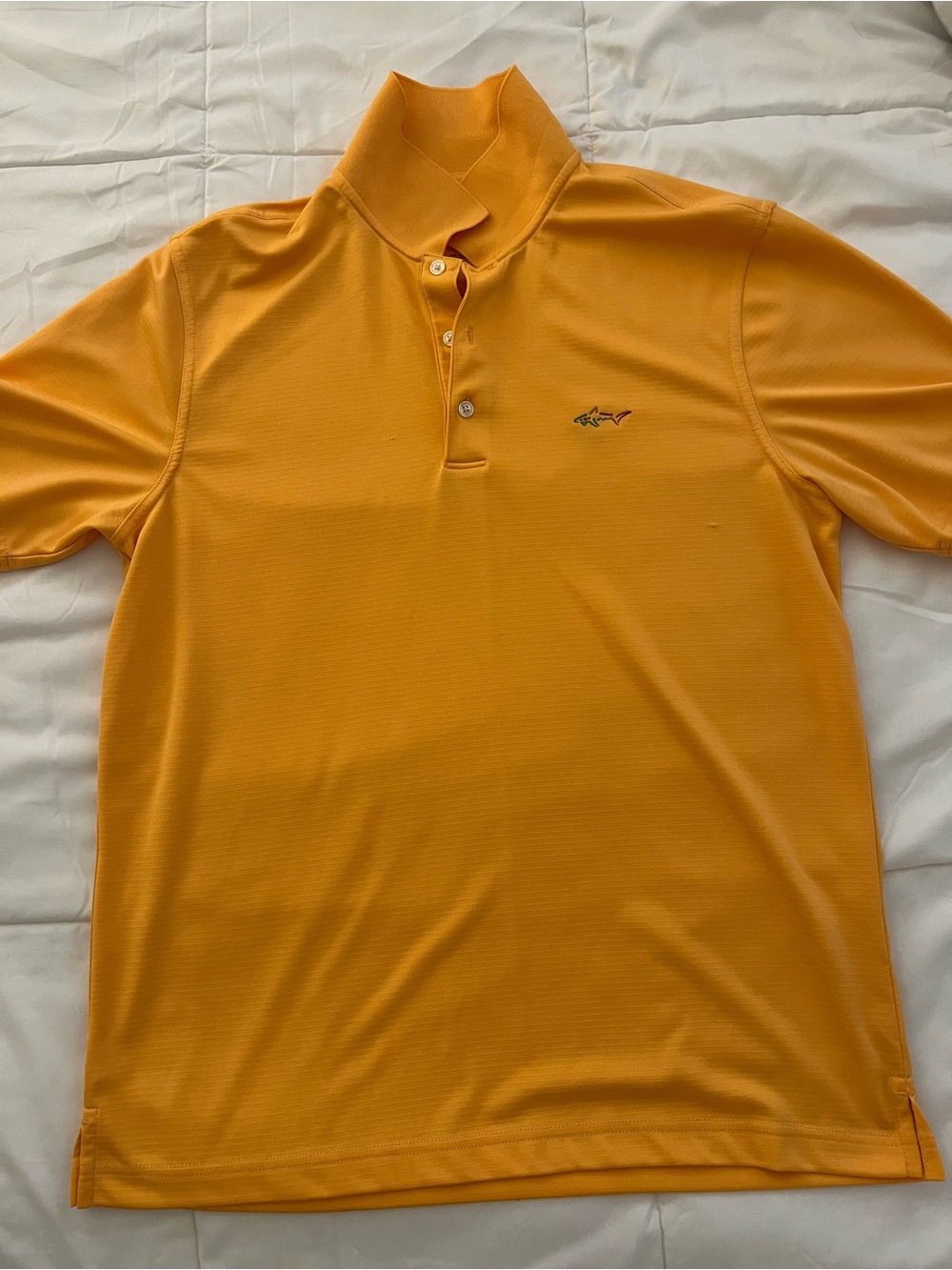 Greg Norman Collection Yellow Short-Sleeve Performance Polo